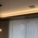 間接照明とカーテンボックス